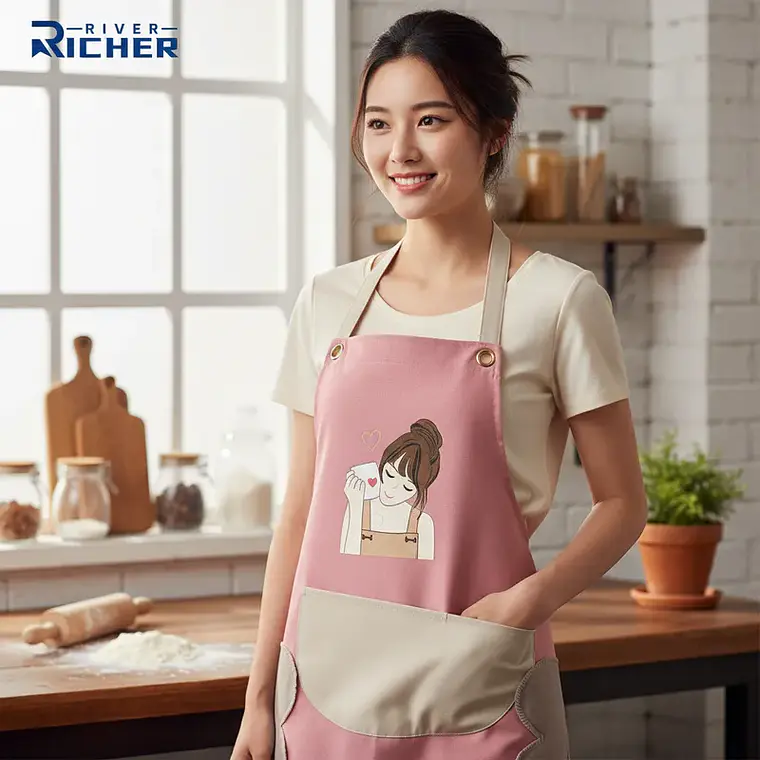 Delantal de Cocina Impermeable con Secador de Manos 70cm 1