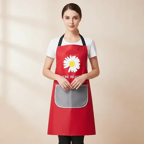 Delantal de cocina genérico resistente estampado 70cm