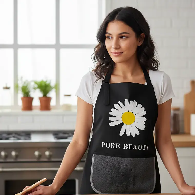 Delantal de cocina genérico resistente estampado 70cm 3