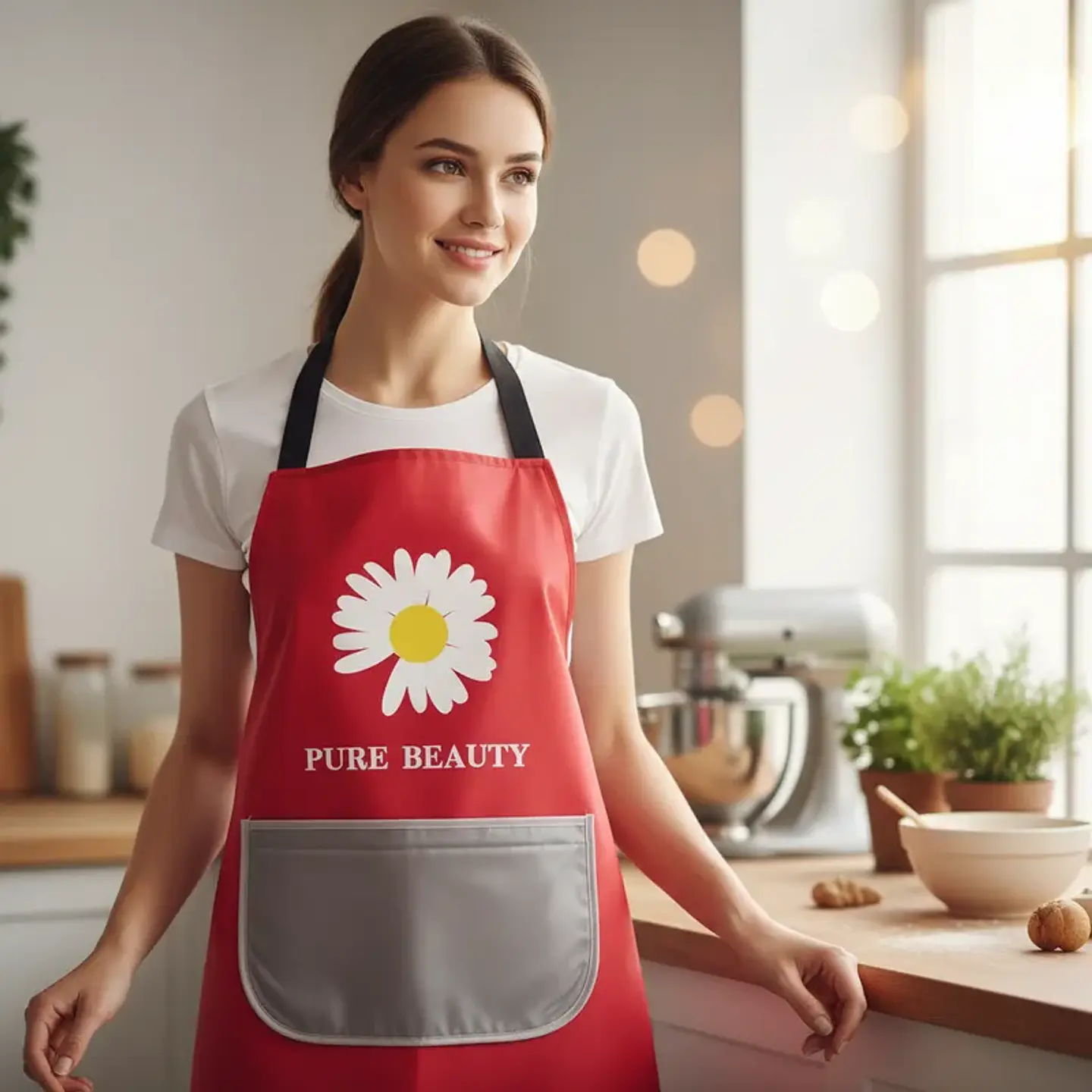 Delantal de cocina genérico resistente estampado 70cm 4