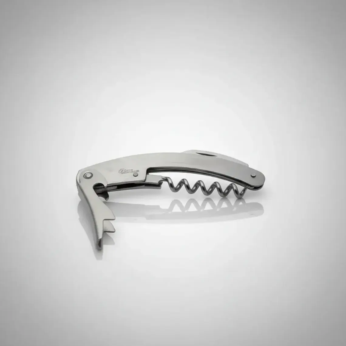 Descorchador De Vino Profesional Doble Palanca Acero Inox 6
