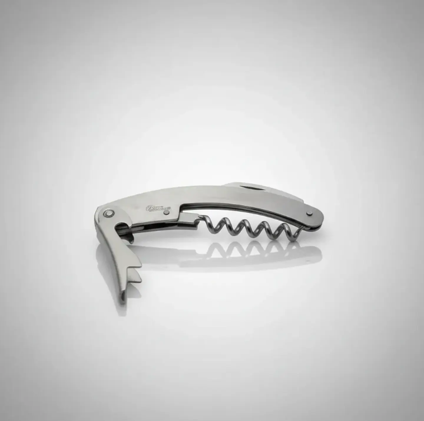Descorchador De Vino Profesional Doble Palanca Acero Inox 6