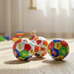 Pelota De Fútbol Infantil Didáctica Con Números 15 Cm Colores - Miniatura 2