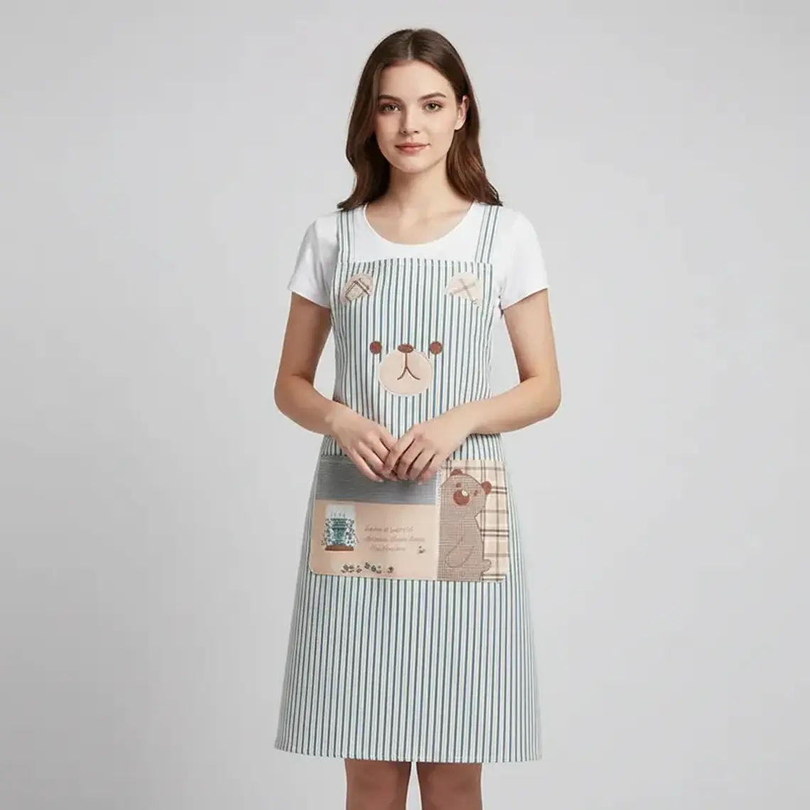 Delantal de cocina genérico resistente Ositos kawaii 70cm 2