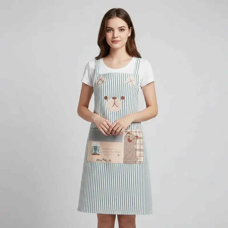 Delantal de cocina genérico resistente Ositos kawaii 70cm 2