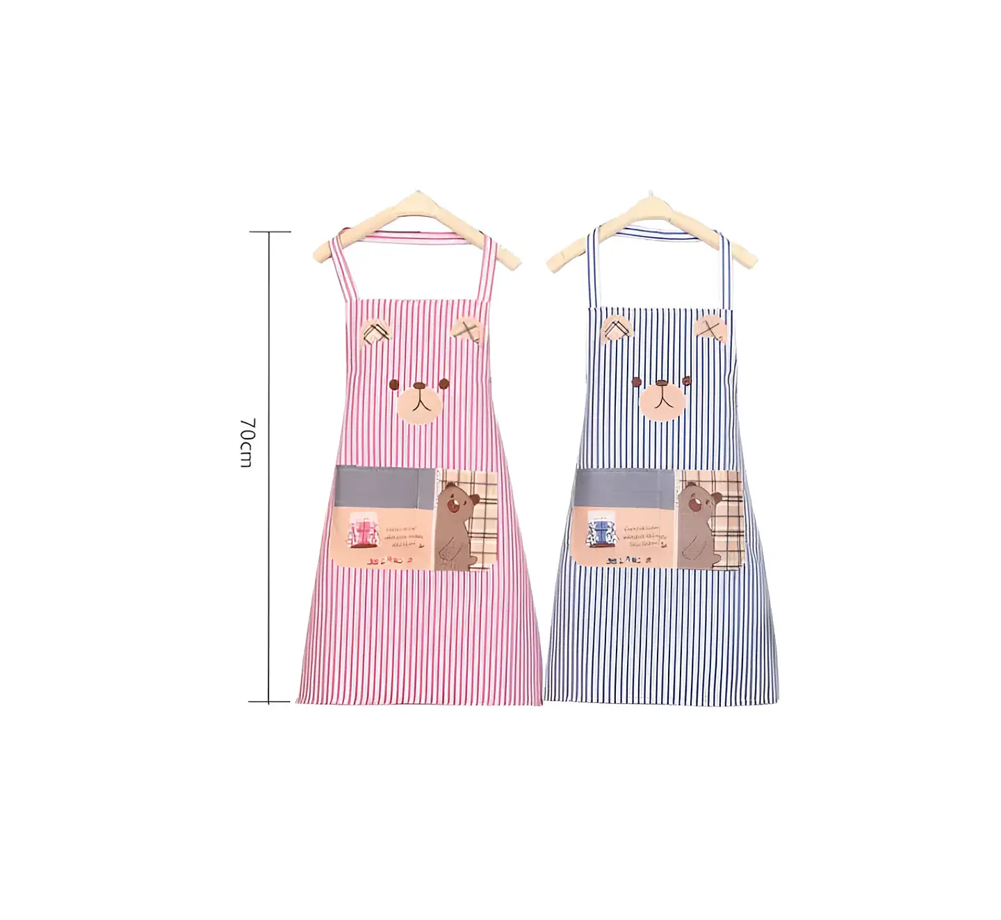 Delantal de cocina genérico resistente Ositos kawaii 70cm 5