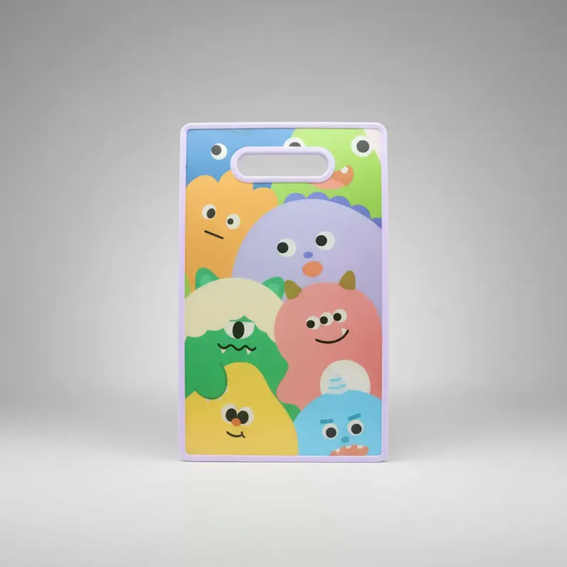 Tabla de Cortar Cocina Diseño Monstruos Kawaii Colores 23x37cm 1