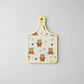 Tabla de Picar Infantil Diseño Ositos Amarilla 30x19cm - Miniatura 1