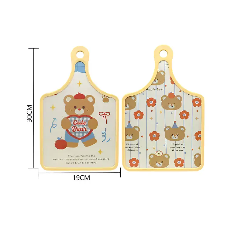 Tabla de Picar Infantil Diseño Ositos Amarilla 30x19cm 5