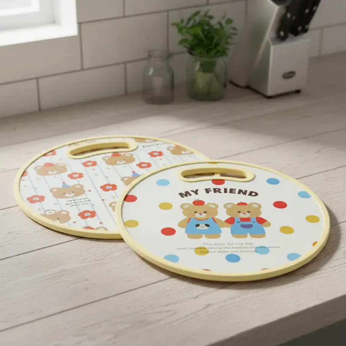 Tabla de picar redonda 30 cm Genérica 1