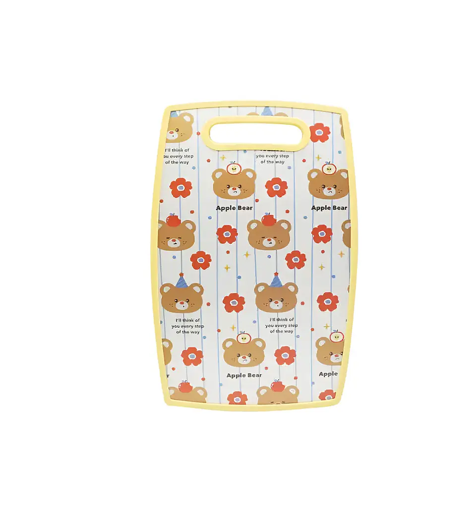 Tabla de Picar Cocina Diseño Kawaii Ositos 37X23CM 6