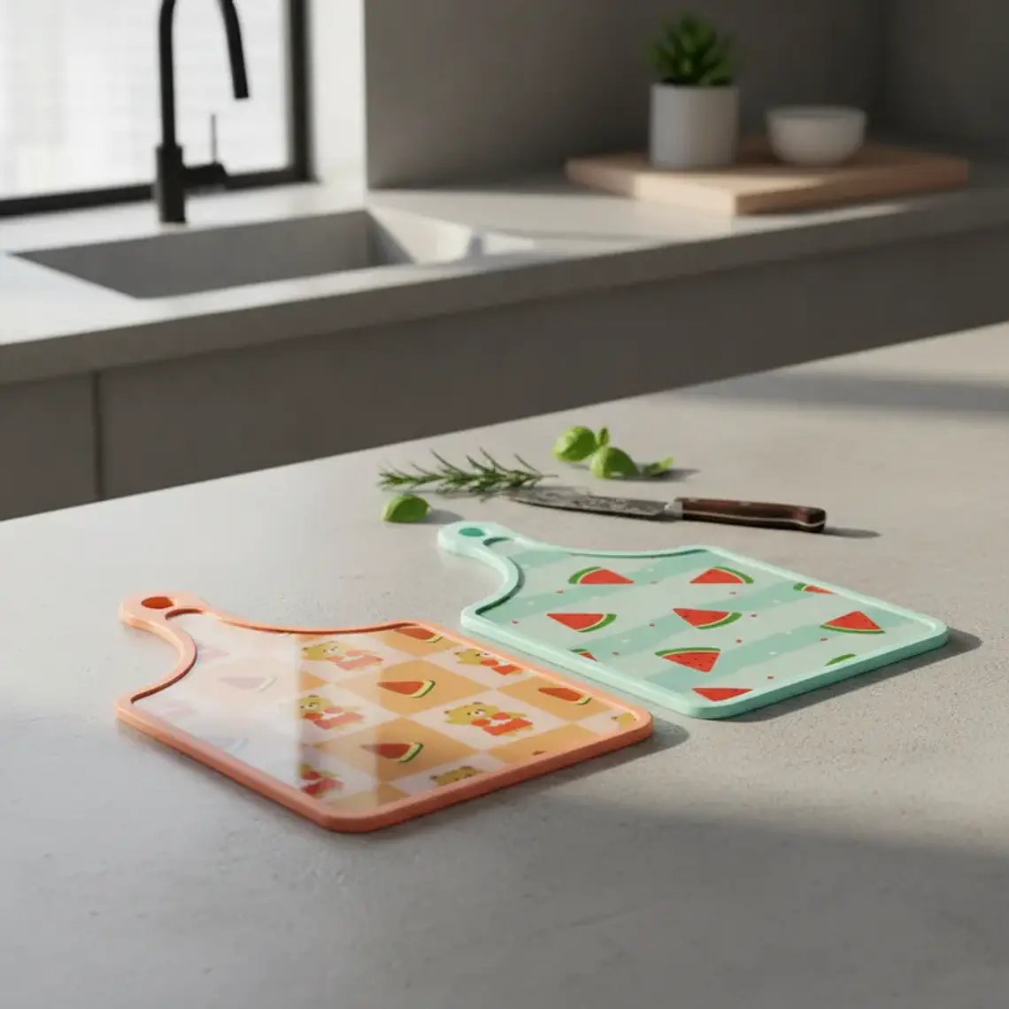 Tabla de Picar Cocina Diseño Zanahorias 30X19CM 3