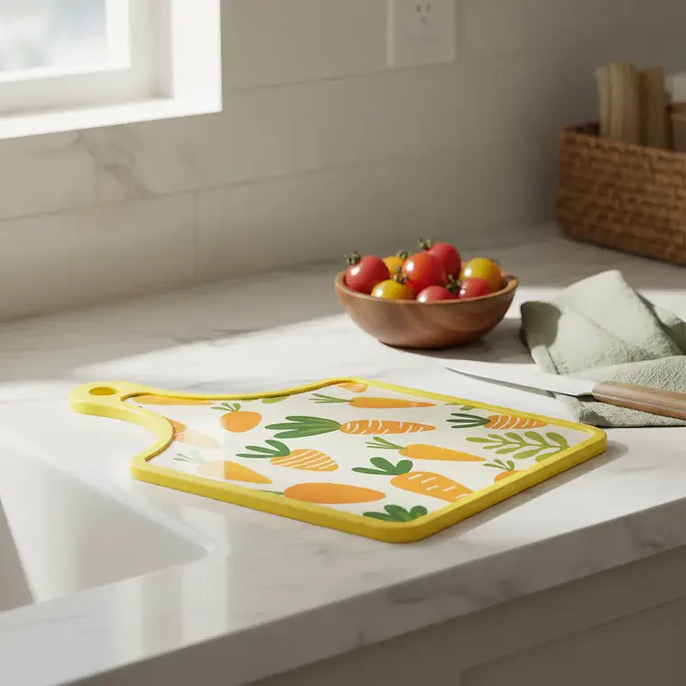 Tabla de Picar Cocina Diseño Zanahorias 30X19CM 5