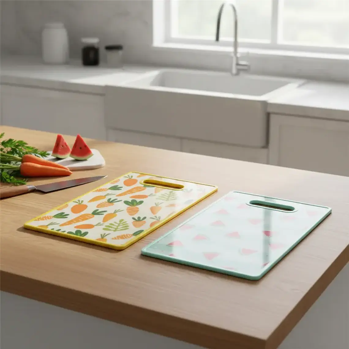 Tabla de Picar Plástica varios diseños 37x23cm 5