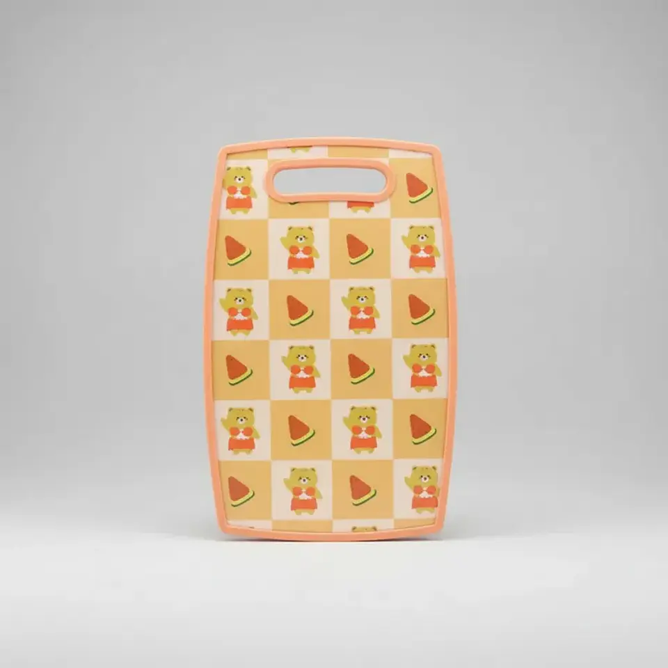 Tabla de Picar Plástica con Diseño Kawaii 37x23cm 1