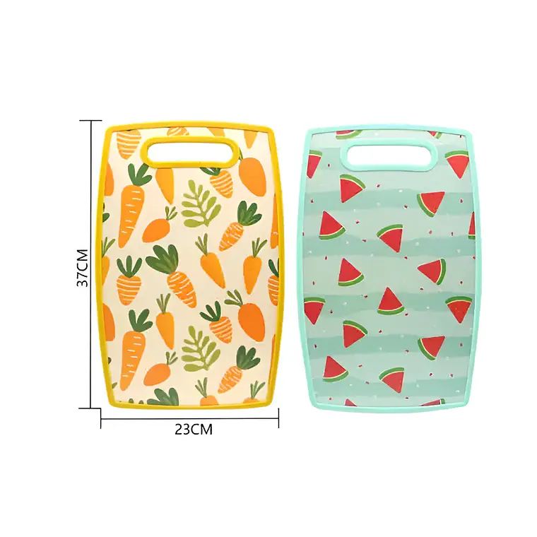 Tabla de Picar Plástica con Diseño Kawaii 37x23cm 6