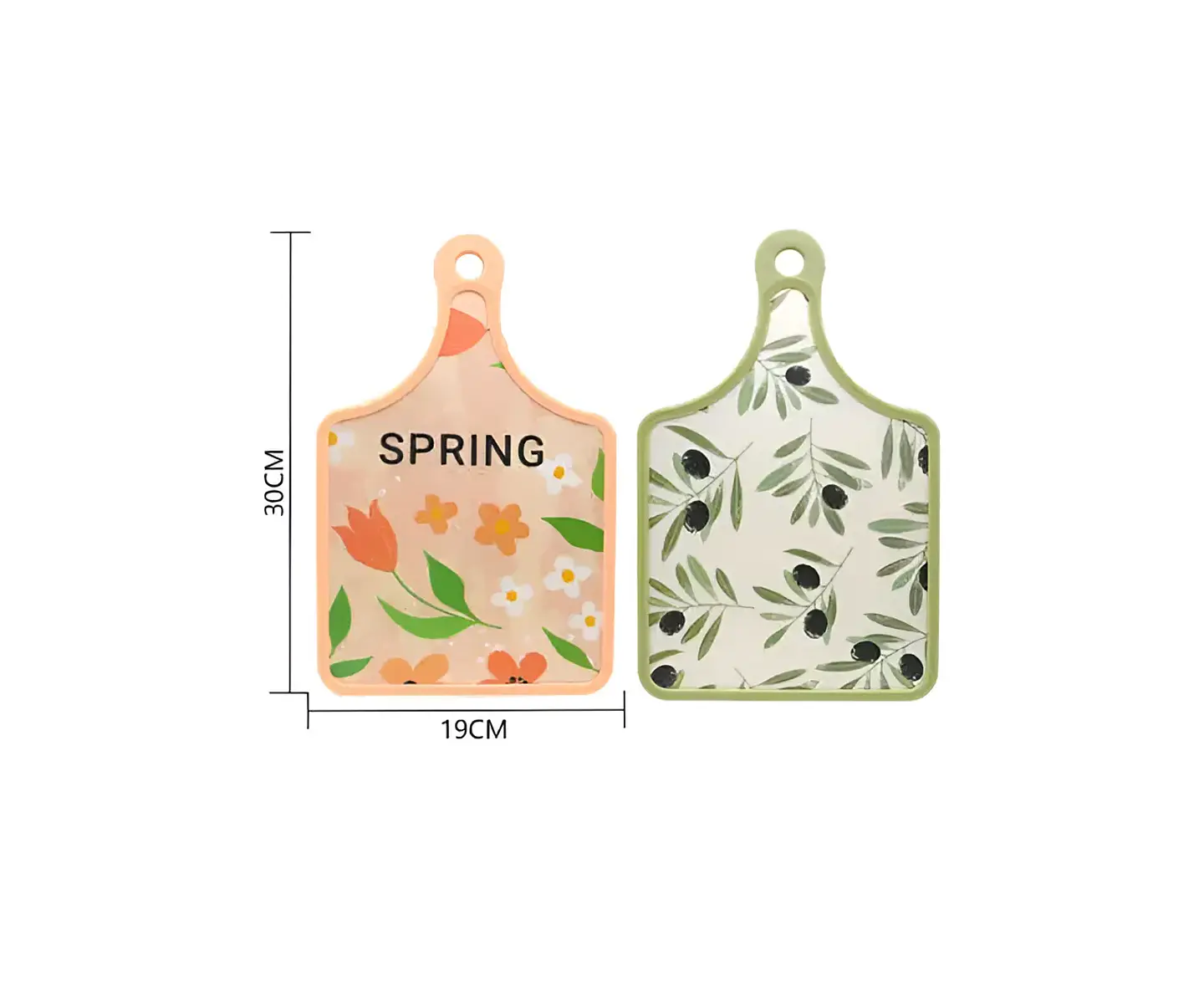 Tabla de Picar Cocina Diseño Limones y Aceitunas 30x19cm 6