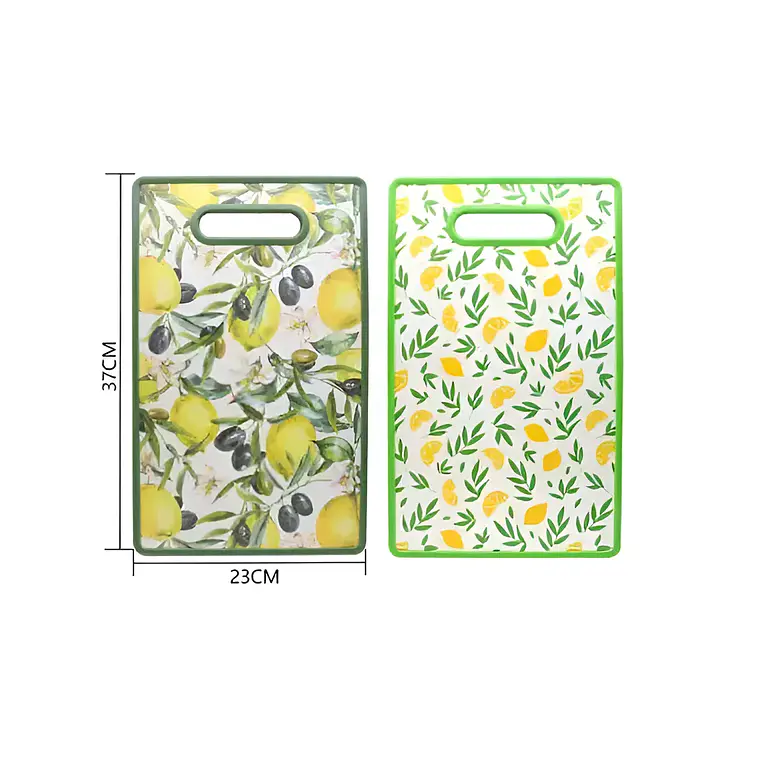 Tabla de Cortar Plástica 37X23CM Diseño Olivos 6