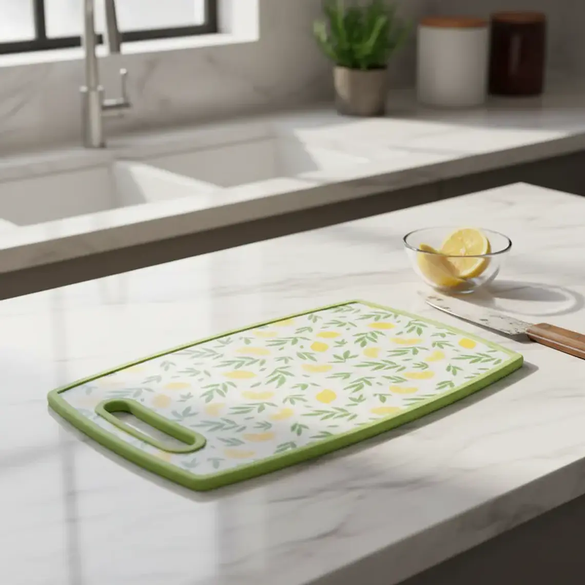 Tabla de Picar Cocina Diseño Limones 37X23CM 2