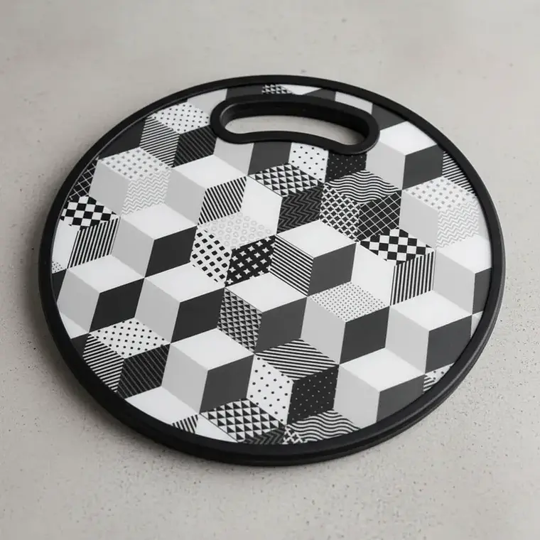 Tabla de picar redonda 30x30 cm Genérica 3