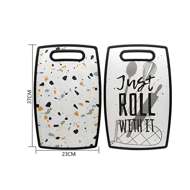 Tabla de Picar Cocina Diseño Geométrico 37x23cm 5