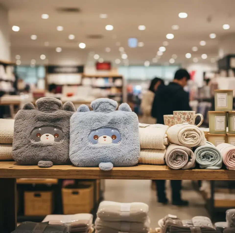 Guatero De Mano Peluche Kawaii Animalitos Bolsa Agua Caliente 1