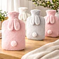 Guatero 2 Litros Con Funda De Peluche Diseño Conejo Kawaii - Miniatura 3