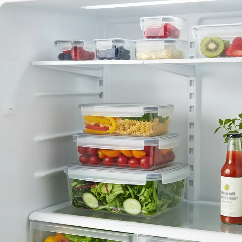 Set 6 Contenedores Herméticos De Plástico Para Alimentos Cocina 5