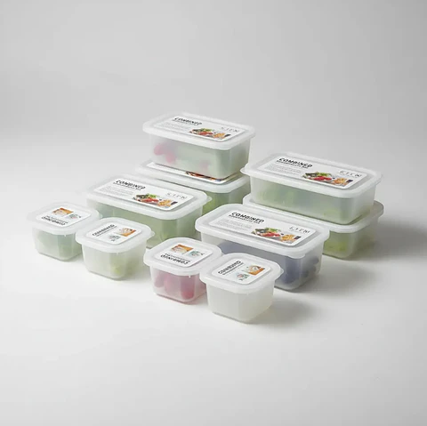 Set 6 Contenedores Potes Herméticos Plásticos Para Alimentos