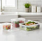 Set 6 Contenedores Potes Herméticos Plásticos Para Alimentos - Miniatura 4