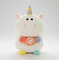 Peluche Unicornio Kawaii Con Dona Arcoíris Suave 21cm - Miniatura 7