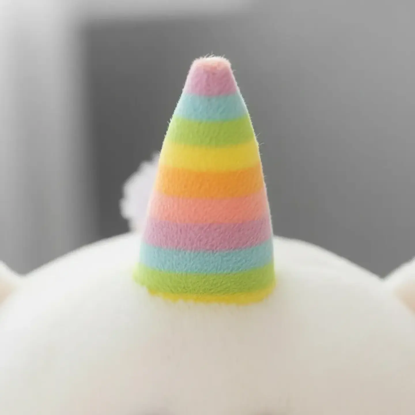 Peluche Unicornio Kawaii Con Dona Arcoíris Suave 21cm 5