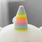 Peluche Unicornio Kawaii Con Dona Arcoíris Suave 21cm - Miniatura 5