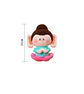 Peluche Mono Kawaii Meditando Juguete Suave Para Niños 21cm - Miniatura 6