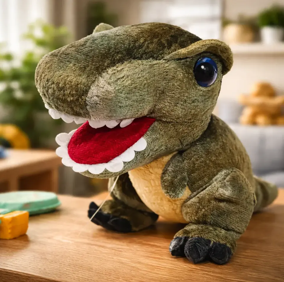 Peluche Dinosaurio T-rex Tiranosaurio Rex Juguete 25cm Suave 1
