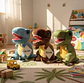 Peluche Dinosaurio T-rex Tiranosaurio Rex Juguete 25cm Suave - Miniatura 2