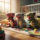 Peluche Dinosaurio T-rex Tiranosaurio Rex Juguete 25cm Suave - Miniatura 4