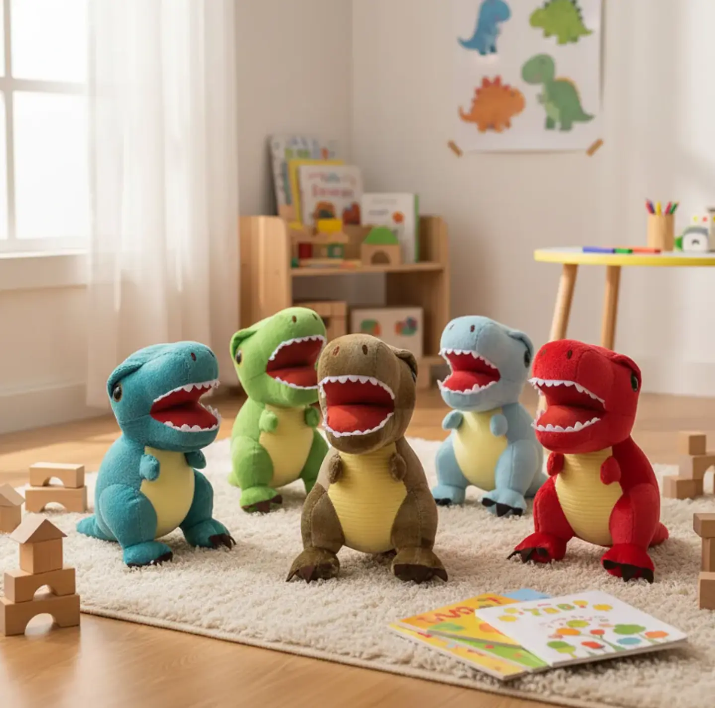 Peluche Dinosaurio T-rex Tiranosaurio Rex Juguete 25cm Suave 5