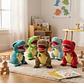 Peluche Dinosaurio T-rex Tiranosaurio Rex Juguete 25cm Suave - Miniatura 5