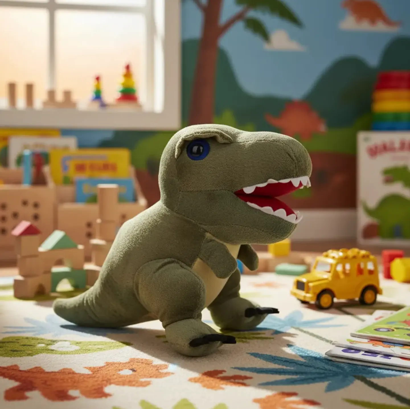 Peluche Dinosaurio T-rex Tiranosaurio Rex Juguete 25cm Suave 7
