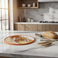 Tabla de Cortar Redonda Plástica con Mango Diseño Pan 30CM - Miniatura 1