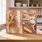 Tabla De Picar Plástica Para Cocina Con Diseño De Panes 37X23CM - Miniatura 3