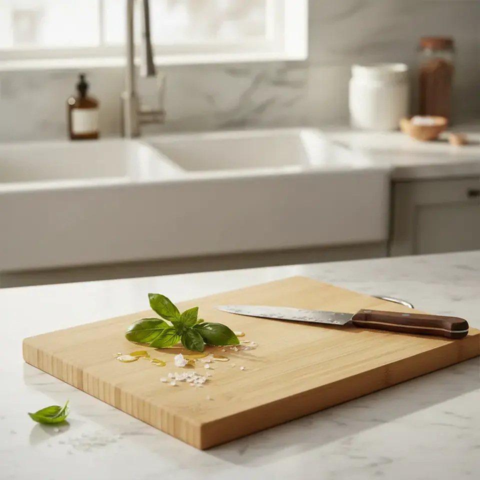 Tabla de Cortar 36x26cm con Manilla para Cocina 4