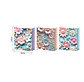 Set x12 Bolsa de Regalo Mediana Flores 3D Pastel 18x24x8.5cm - Miniatura 3