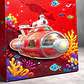 Set x12 Bolsa De Regalo Infantil Submarino 3D Grande 40x31x12cm - Miniatura 6