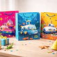 Set x12 Bolsa De Regalo Infantil Submarino 3D Grande 40x31x12cm - Miniatura 2