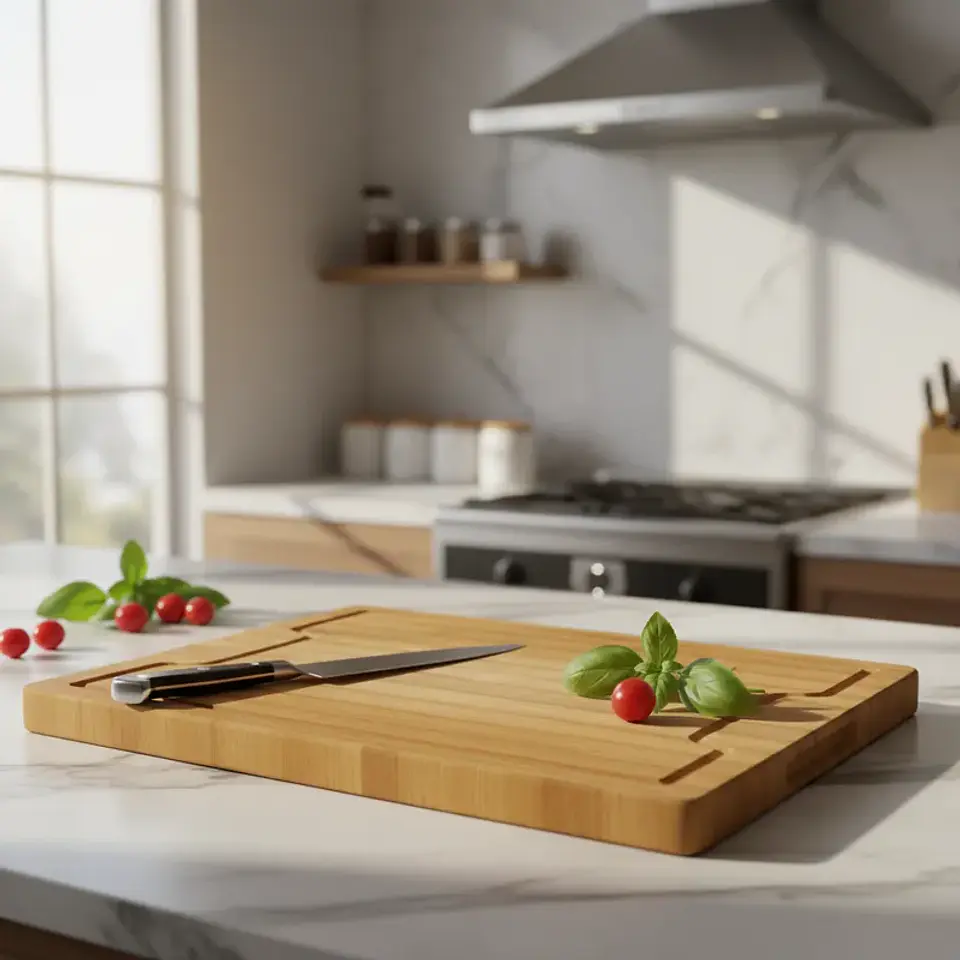 Tabla De Cortar 40x30 Cm Con Asa Para Cocina 2