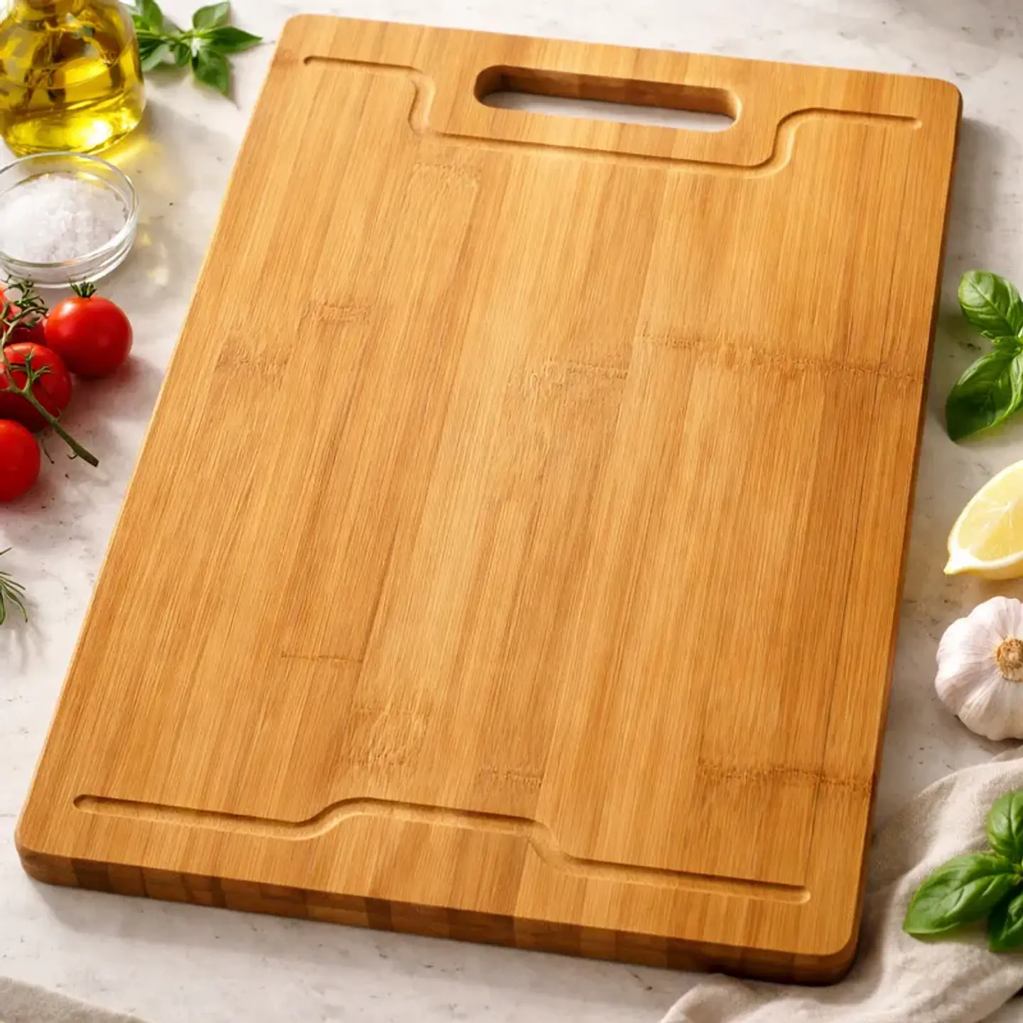 Tabla De Cortar 40x30 Cm Con Asa Para Cocina 1