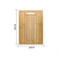 Tabla de Picar Rectangular 30x20 cm con Asa de madera - Miniatura 3