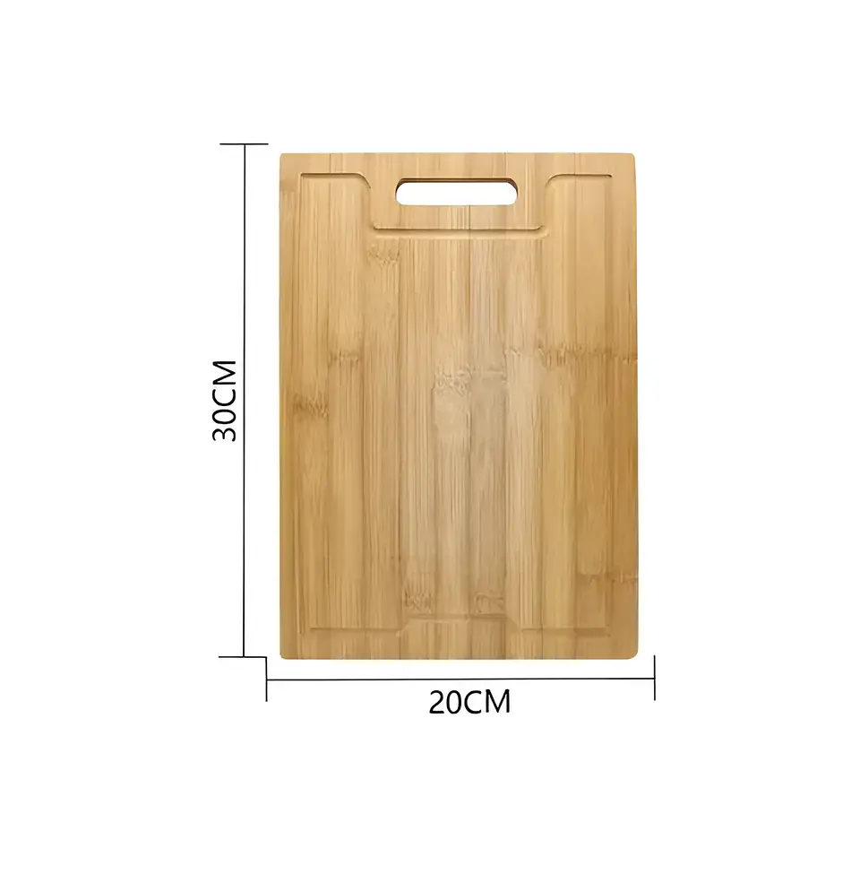 Tabla de Picar Rectangular 30x20 cm con Asa de madera 3